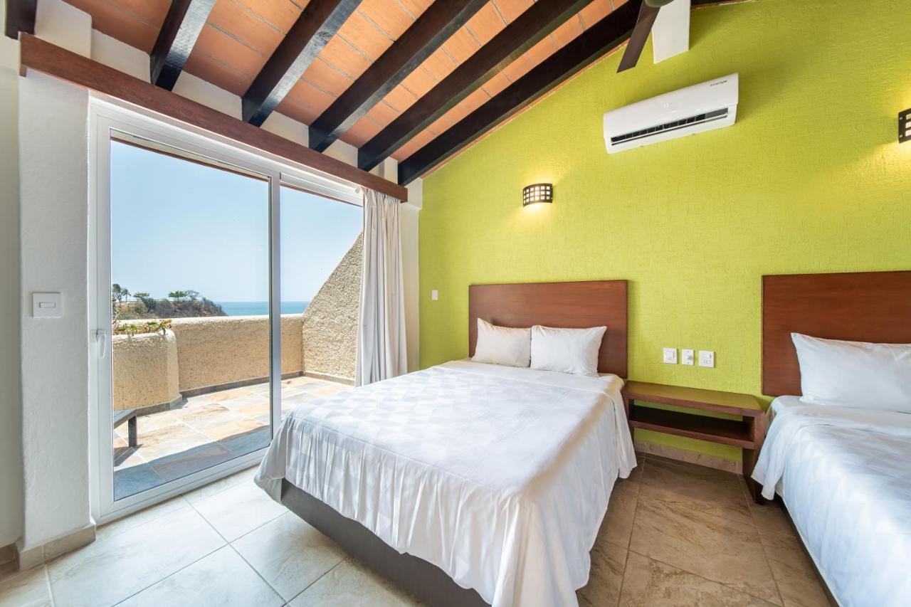 Villas Coral Huatulco 산타크루즈휴에튤코 외부 사진